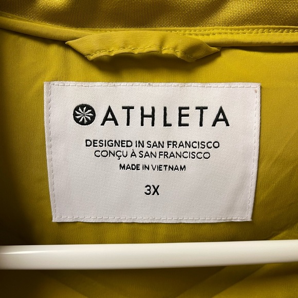 Athleta 3x mustard yellow vest, great condition - Picture 3 of 3